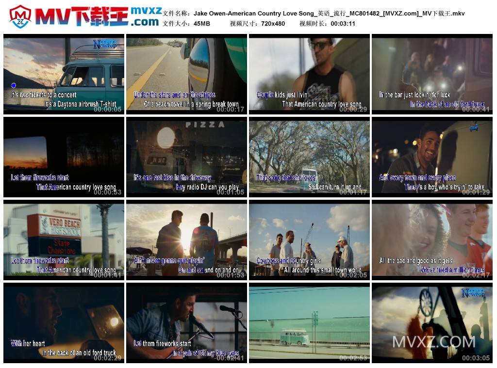 Jake Owen-American Country Love Song_英语_流行_MC801482